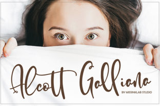 Alcott Ghalliana: A Modern Script Font for Brands