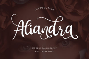 Aliandra: A Graceful Script Font for Makers