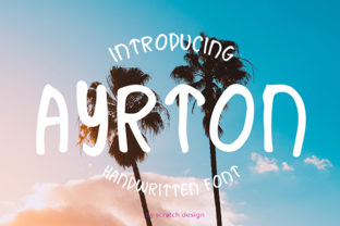 Ayrton: A Joyful Handwritten Font for Editorial Design