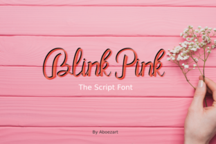 Blink Pink: A Charming Handwritten Font for Makers