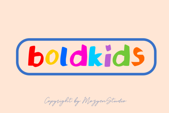 Boldkids: A Whimsical Handwritten Font for Creative Layouts