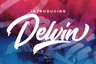 Delvin: A Bold Handwritten Font for Urban Branding