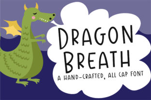 Dragon Breath: A Playful Handwritten Font for Makers