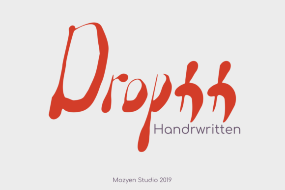 Drophh: A Mysterious Handwritten Font for Bold Branding
