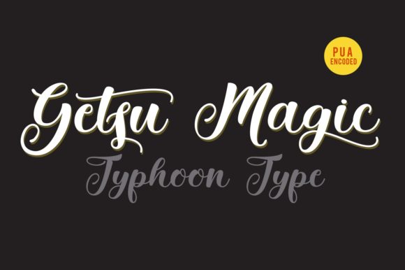 Getsu Magic: A Bold Handwritten Font for Editorial Design