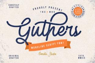 Guthers: A Charming Handwritten Font for Makers