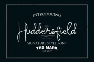 Huddersfield: A Bold Script Font for Your Brand