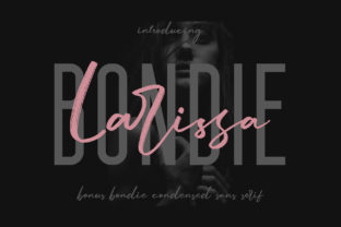 Larissa Duo: A Bold Handwritten Font for Editorial Design