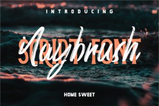 Naybrushy: A Bold Handwritten Font for Web Design