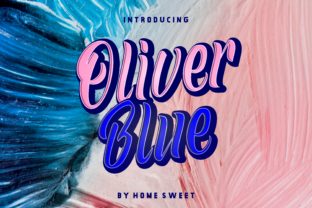 Oliver Blue: A Bold Handwritten Font for Brand Identity