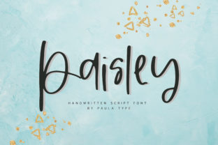 Paisley: A Fresh Handwritten Font for Crafters