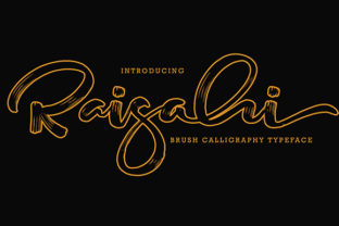 Raisahi: A Bold Handwritten Font for Editorial Design