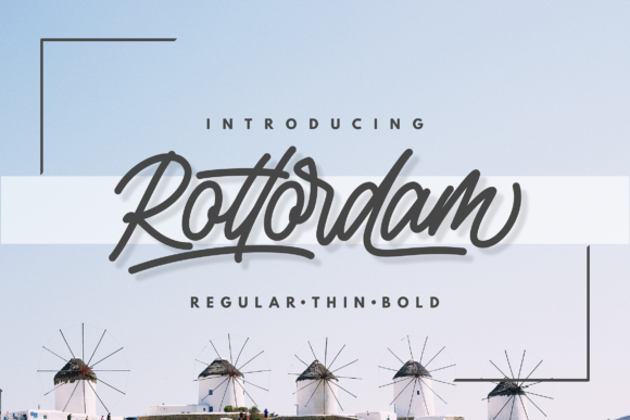 Rottordam: A Modern Handwritten Font for Campaigns