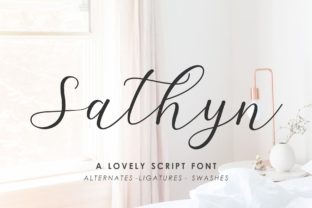 Sathyn: A Modern Handwritten Font for Your Brand