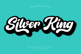 Silver King: A Bold Handwritten Font for Crafters