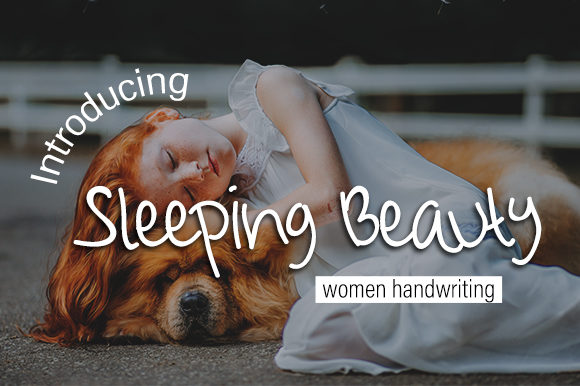 Sleeping Beauty: A Charming Handwritten Font for Makers