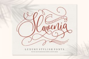 Slovenia: A Luxurious Script Font for Makers