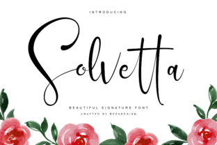 Solvetta: A Bold Handwritten Font for Modern Web Design