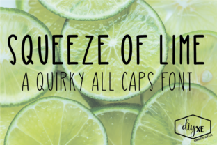 Squeeze of Lime: A Quirky Handwritten Font for Editorial Design