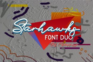 Starhawks Duo: A Playful Script Font for Web Design