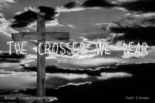 The Crosses We Bear: A Bold Handwritten Font for Business