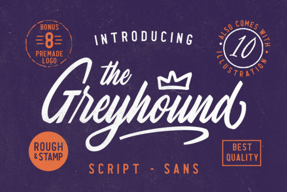 The Greyhound Family: A Retro Font for Modern Campaigns