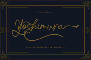 Yoshimura: A Handwritten Font for Authentic Editorial Design